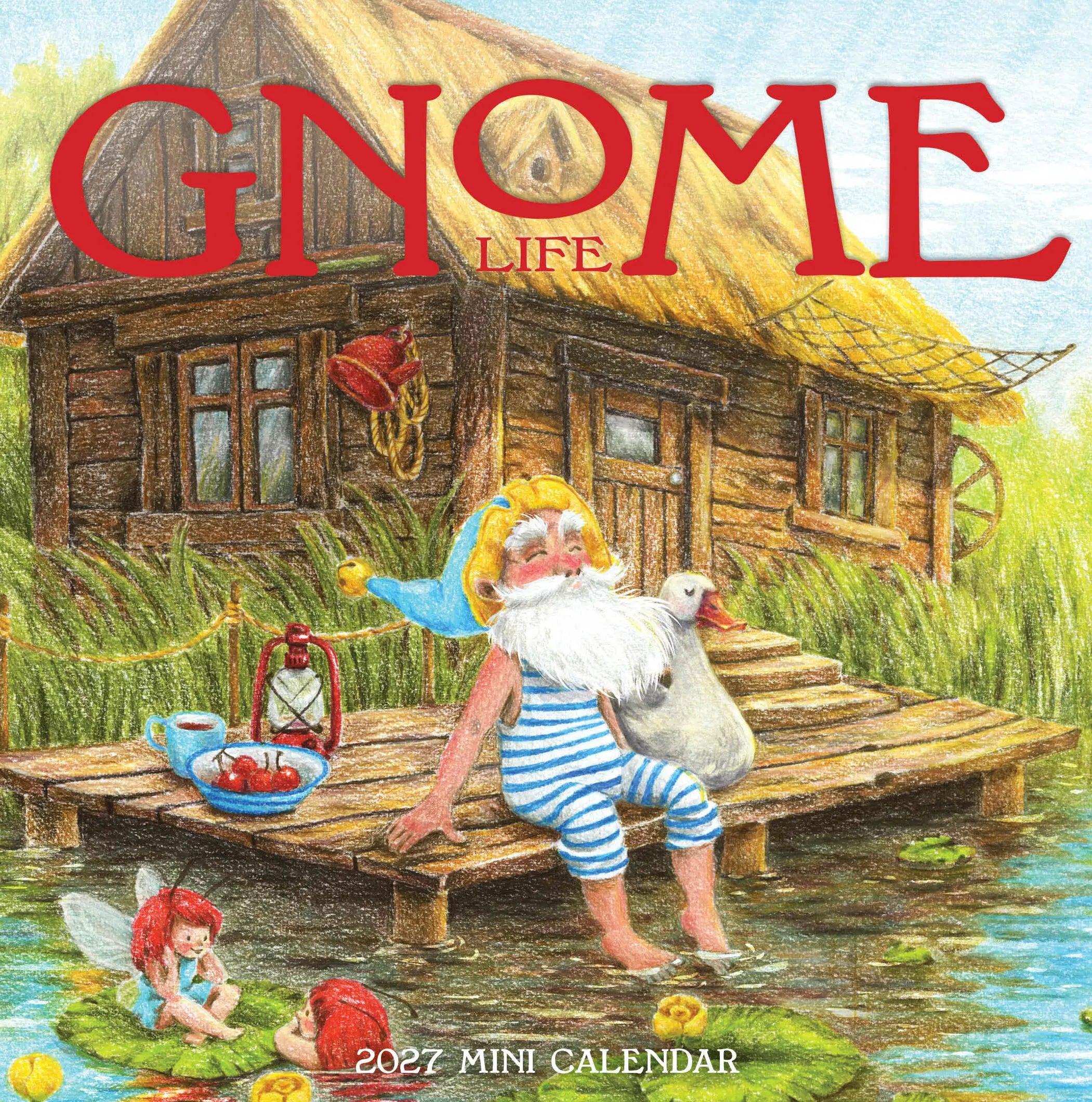 WRK Gnome Life 2027 Mini Wall Calendar