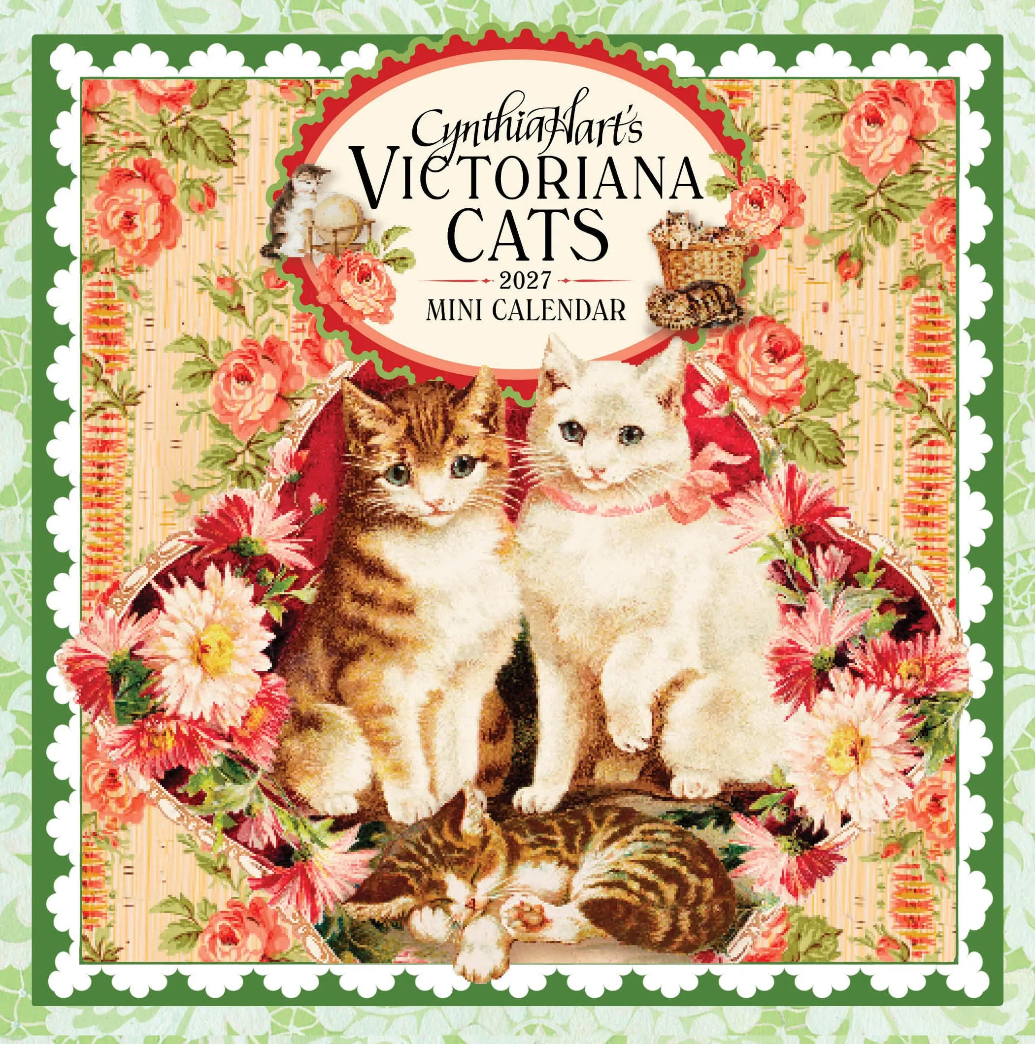 WRK Cynthia Hart’s Victoriana Cats 2027 Mini Wall Calendar