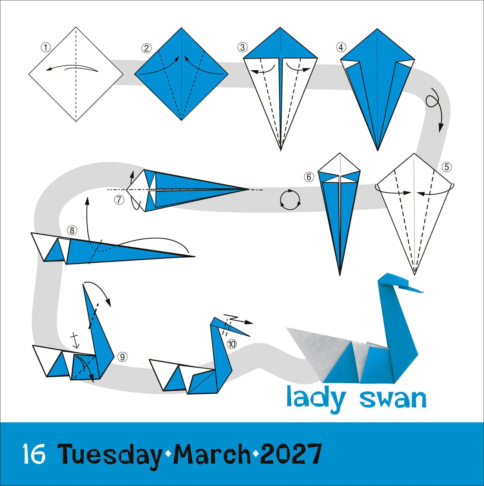 WRK Origami 2027 Page-A-Day® Calendar