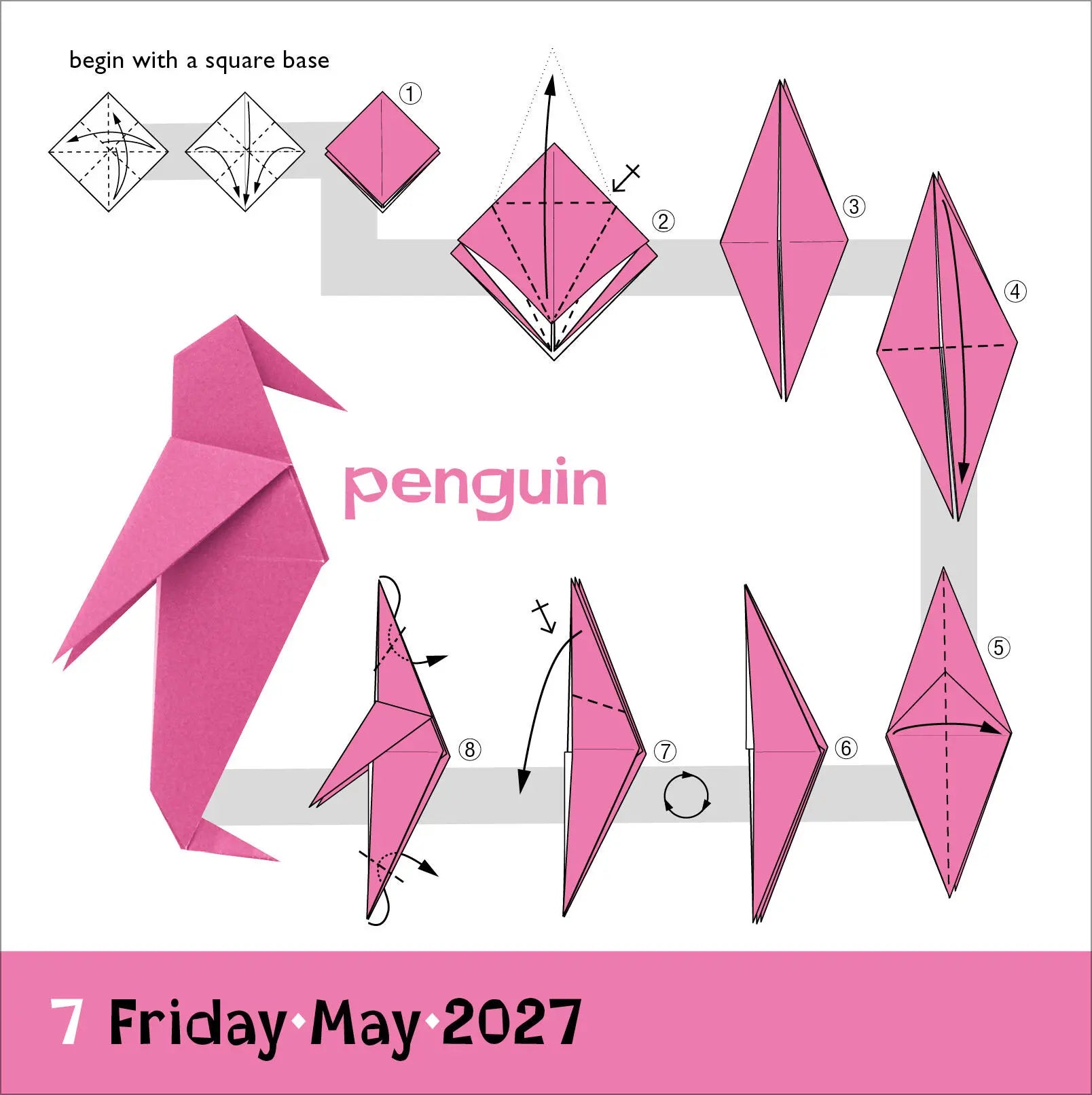 WRK Origami 2027 Page-A-Day® Calendar