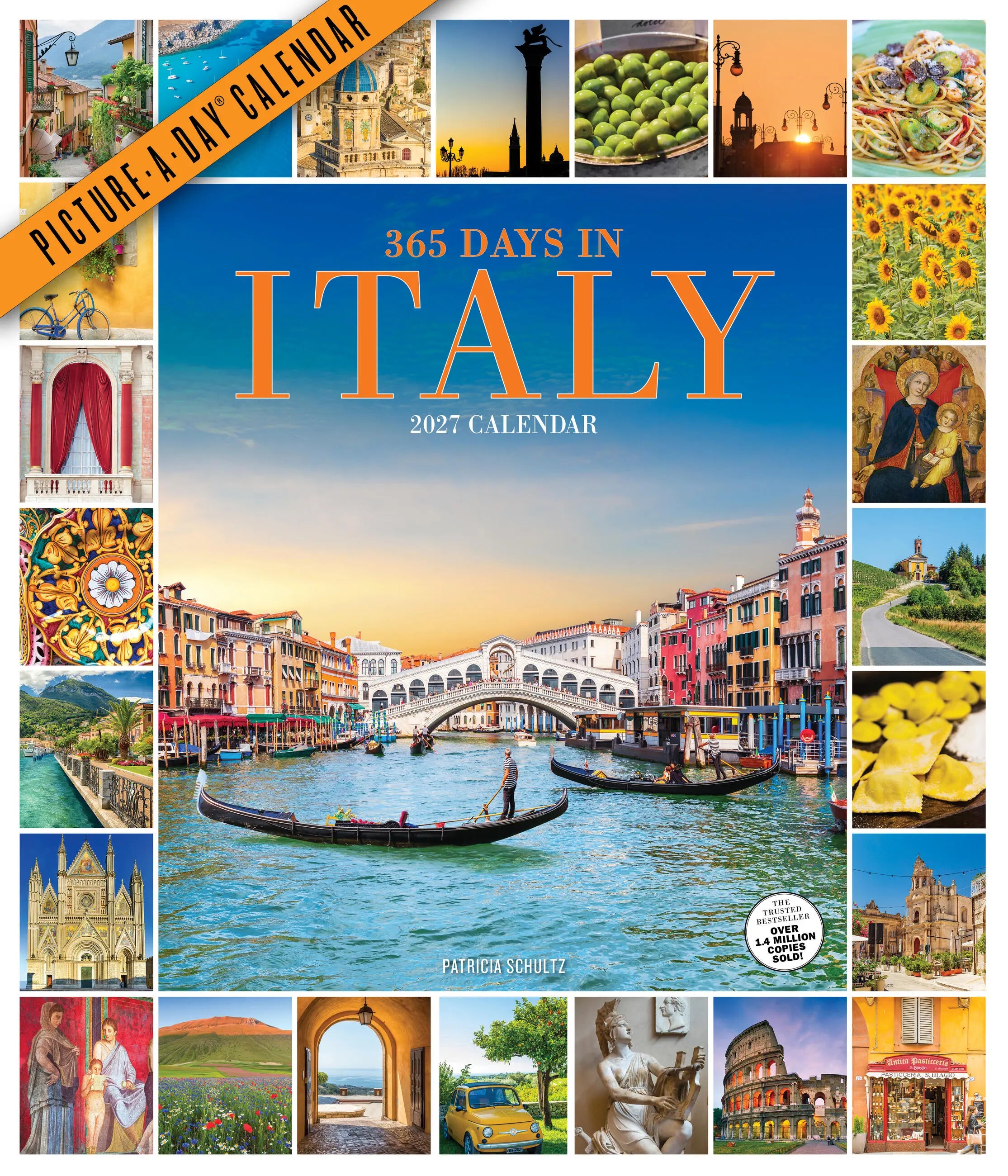WRK 365 Days in Italy Picture-A-Day® 2027 Wall Calendar