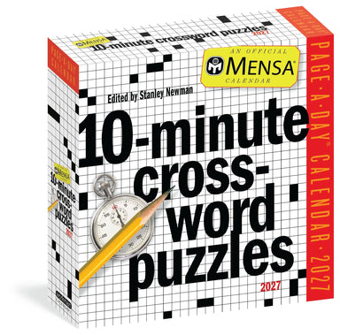 WRK Mensa® 10-Minute Crossword Puzzles 2027 Page-A-Day® Calendar