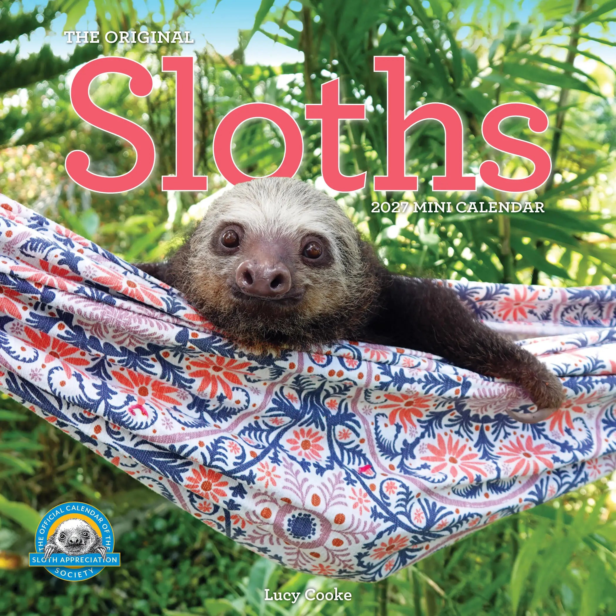 WRK Original Sloths 2027 Mini Wall Calendar