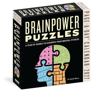 WRK Brainpower Puzzles 2027 Page-A-Day® Calendar