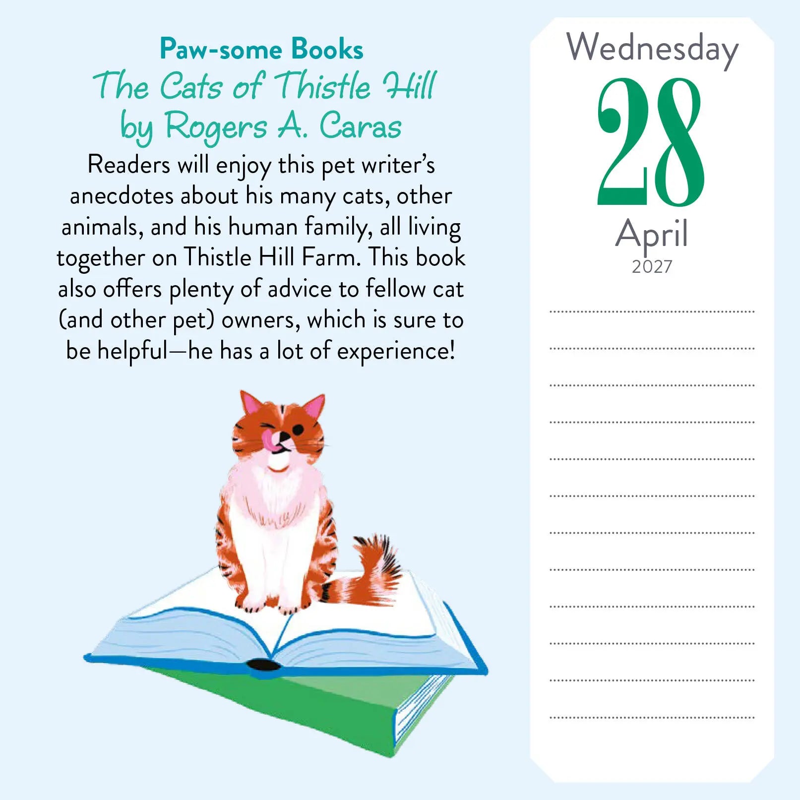 Cat Trivia 2027 Page-A-Day Calendar