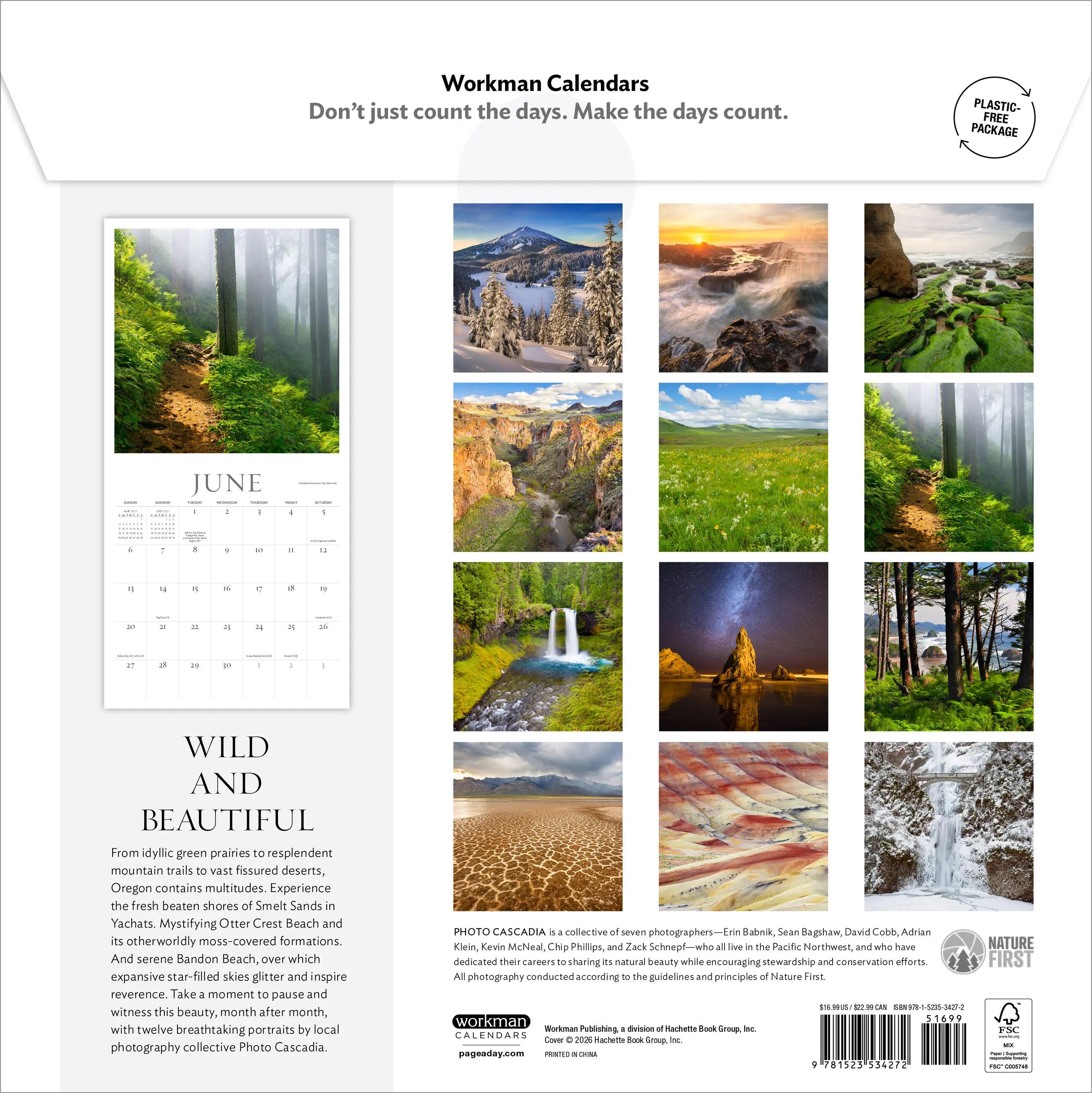 WRK Oregon, My Oregon 2027 Wall Calendar