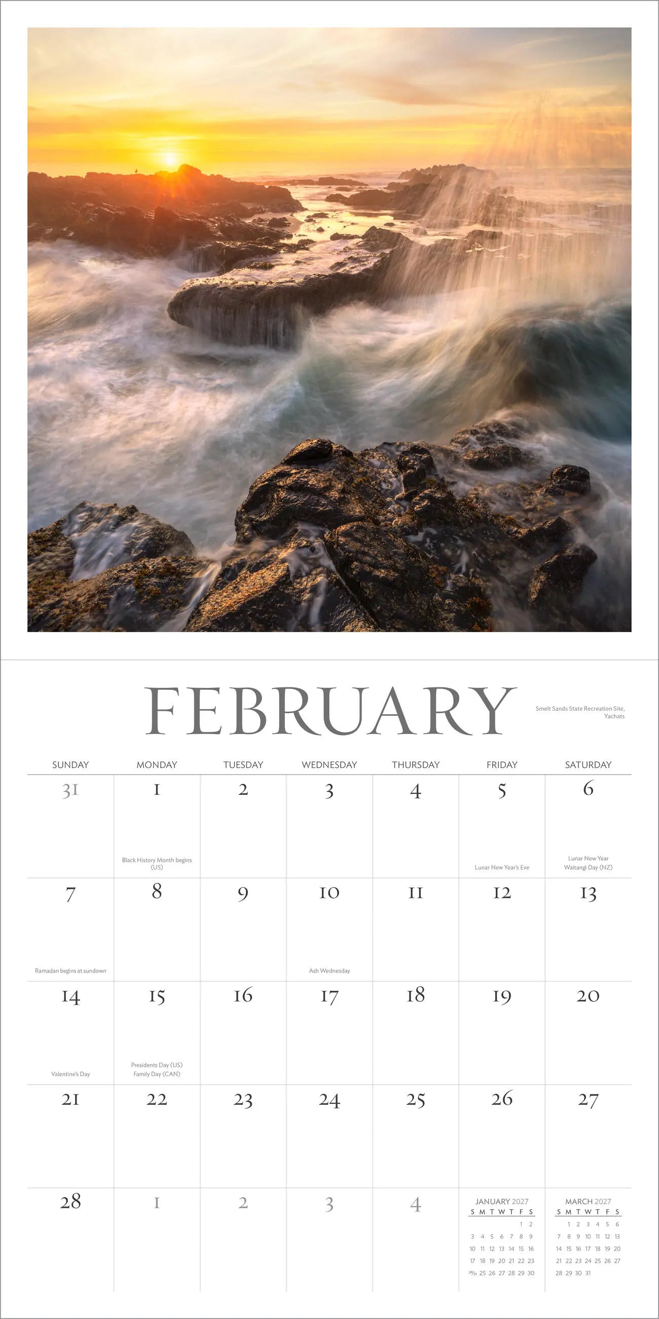 WRK Oregon, My Oregon 2027 Wall Calendar