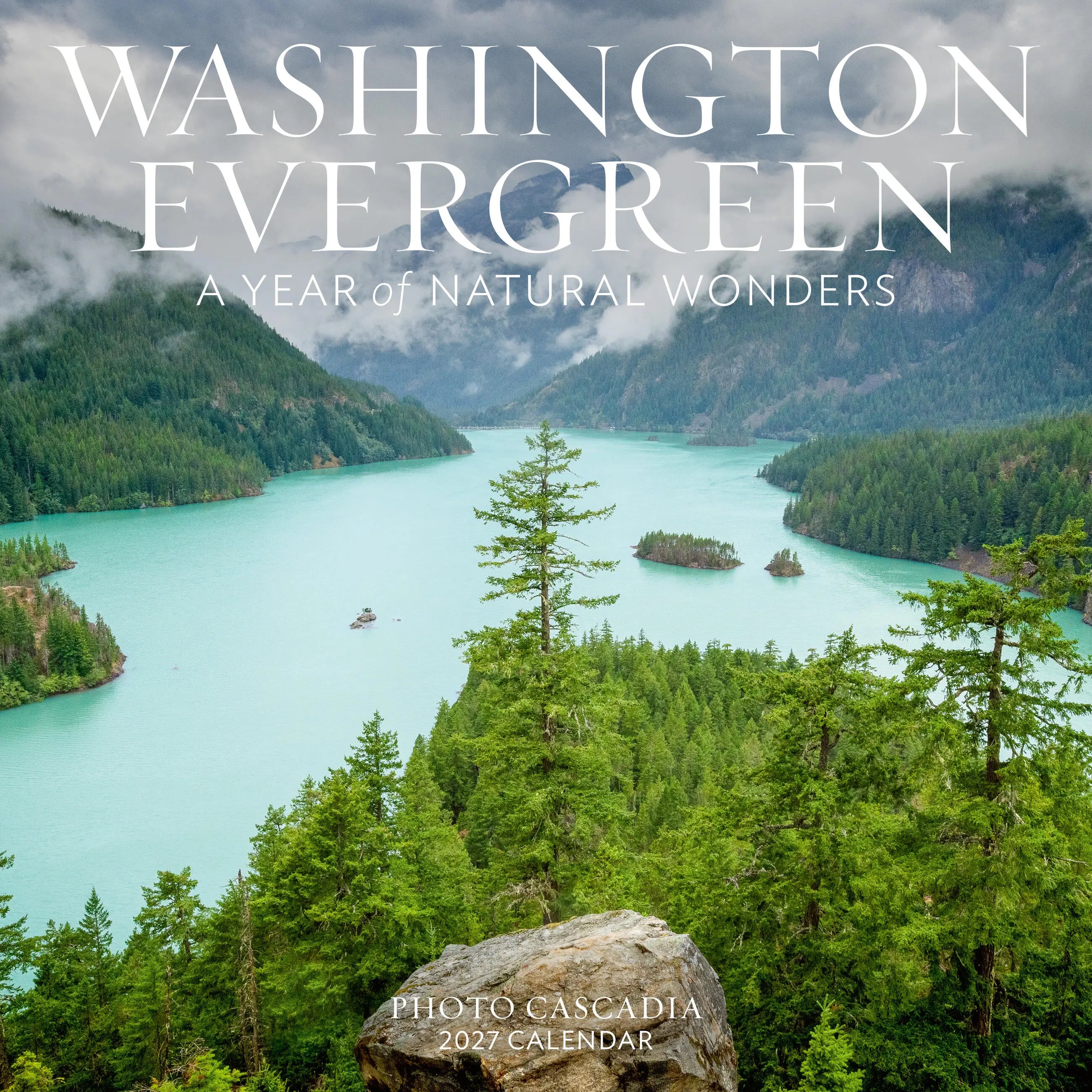 WRK Washington Evergreen 2027 Wall Calendar