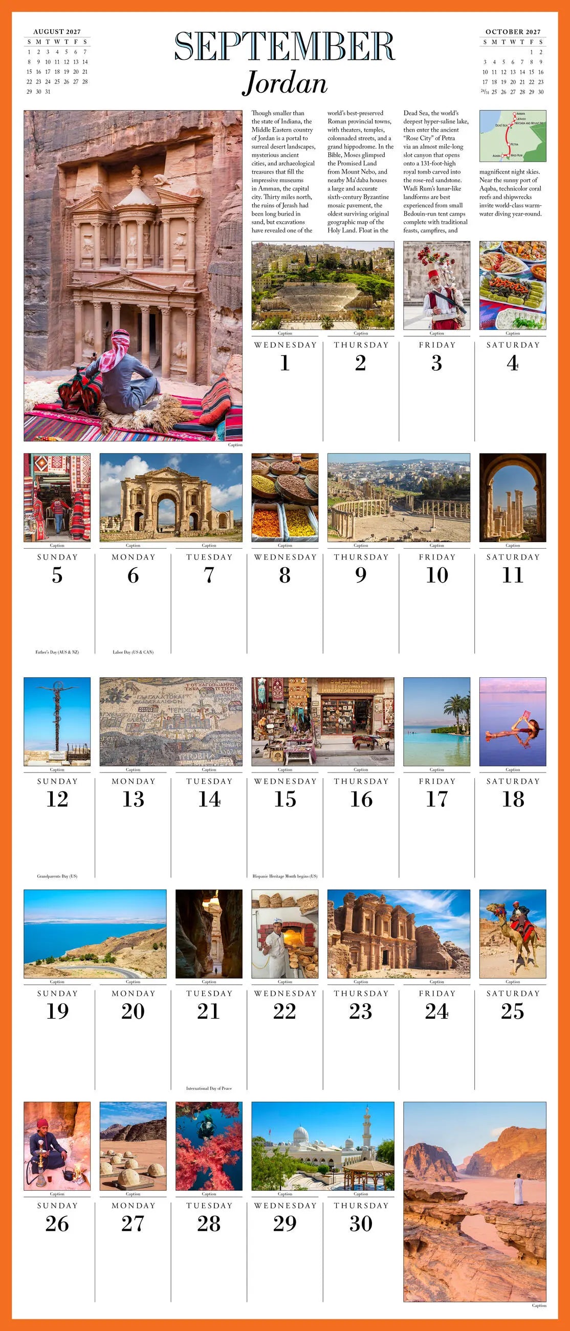 WRK 1,000 Places to See Before You Die Picture-A-Day® 2027 Wall Calendar