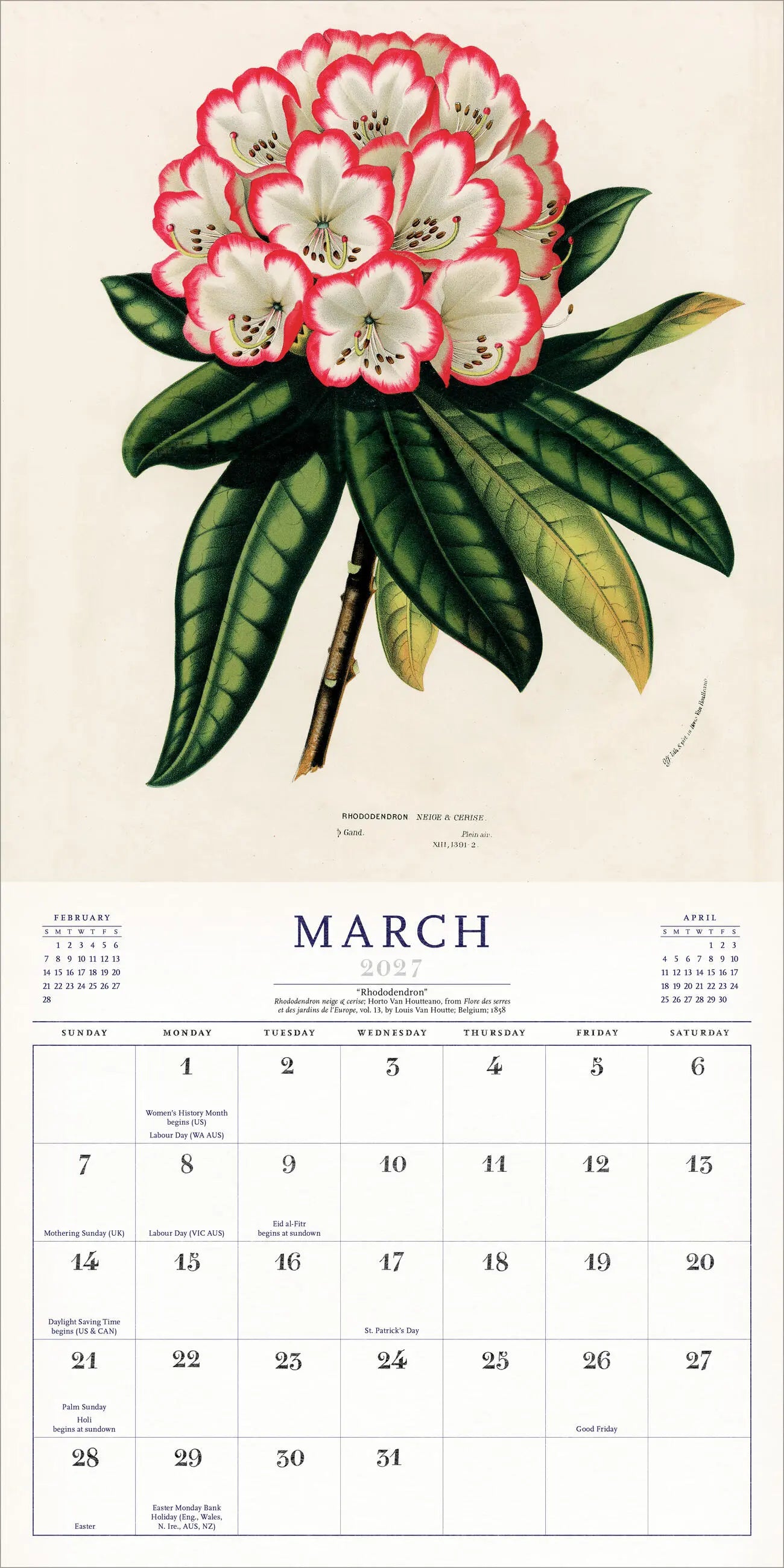 WRK The World of John Derian 2027 Wall Calendar