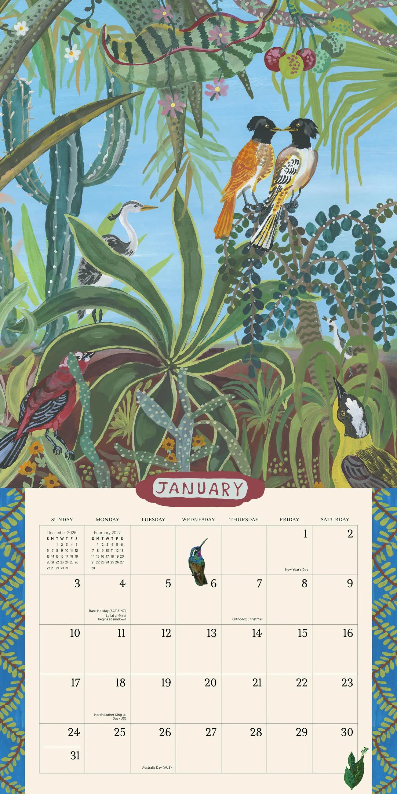 WRK The World of Nathalie Lété 2027 Wall Calendar