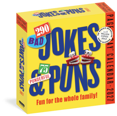 WRK 290 Bad Jokes & 75 Punderful Puns 2027 Page-A-Day® Calendar