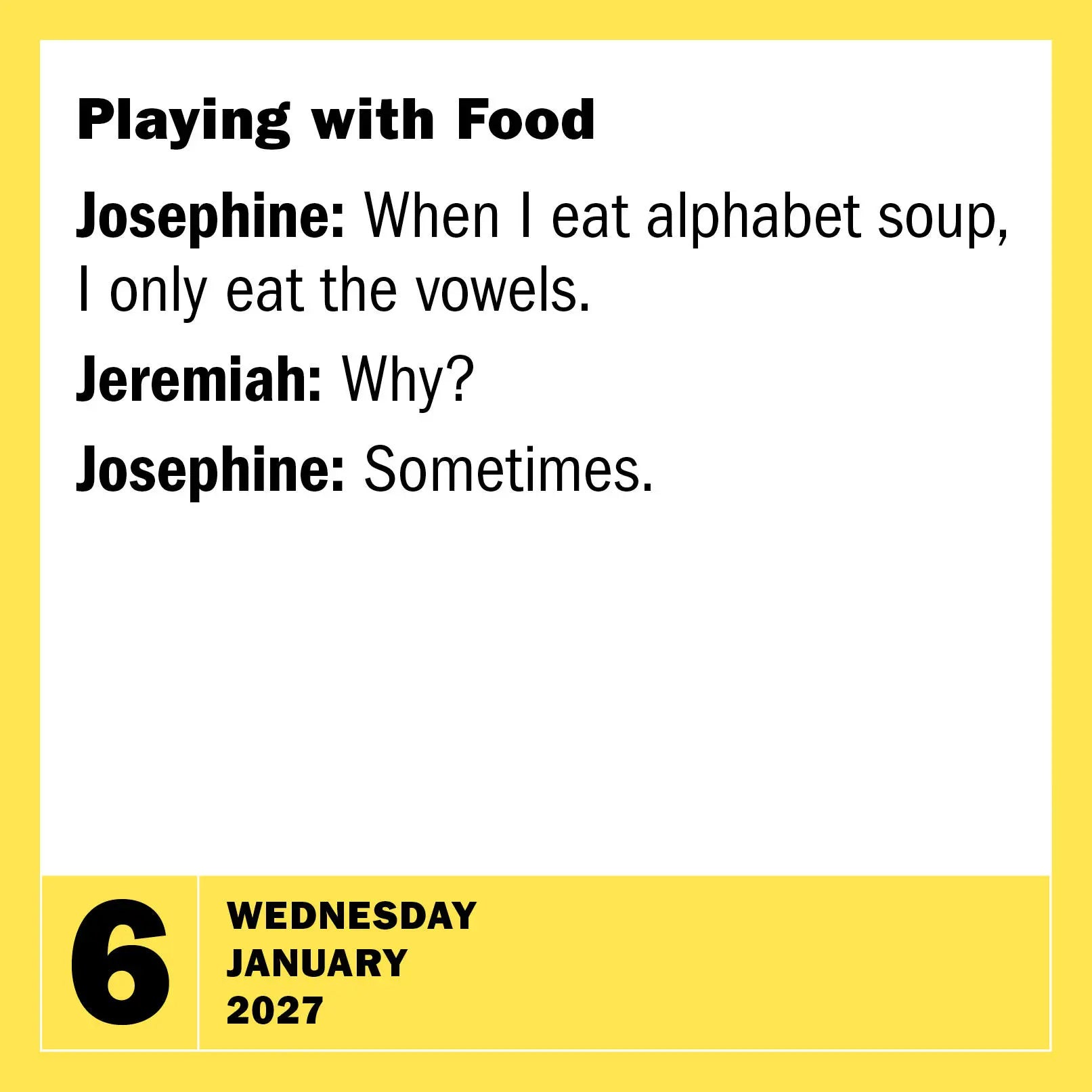 WRK 290 Bad Jokes & 75 Punderful Puns 2027 Page-A-Day® Calendar