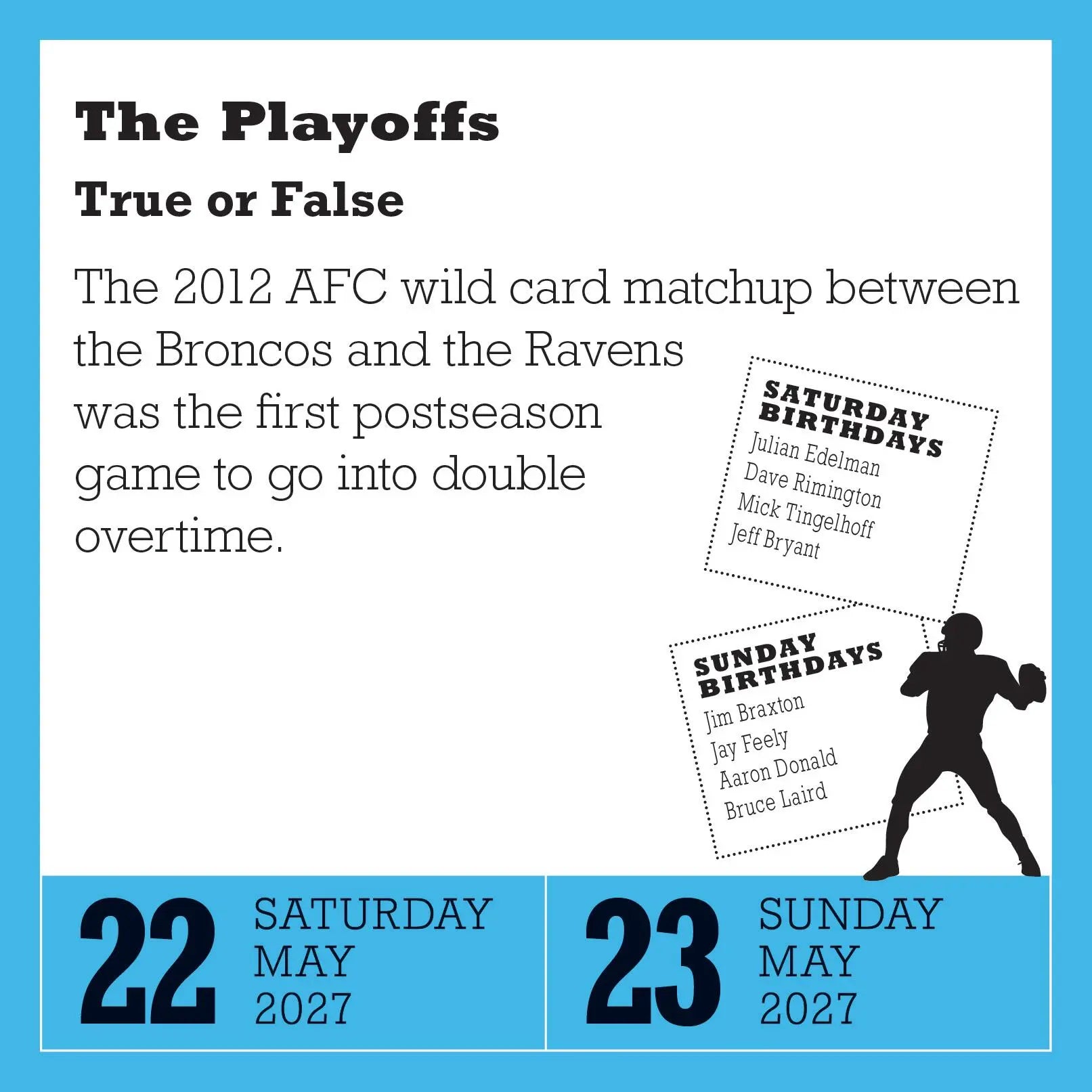 WRK A Year of Football Trivia! 2027 Page-A-Day® Calendar