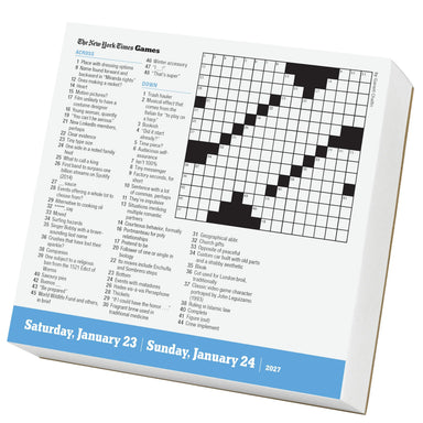 WRK The New York Times Crossword 2027 Page-A-Day® Calendar