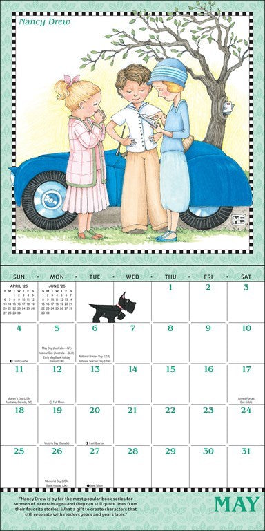 Mary Engelbreit's Once Upon A Time 2025 Mini Wall Calendar    