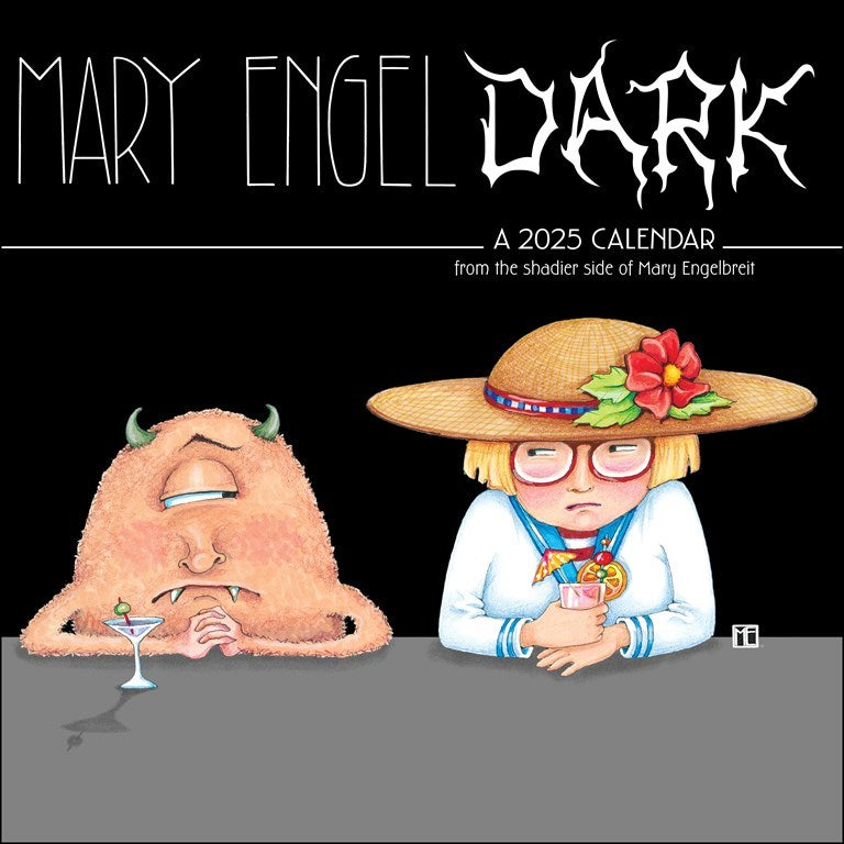 Mary Engel Dark 2025 Wall Calendar    