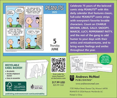 Peanuts Happiness is.. 2025 Page A Day Calendar    