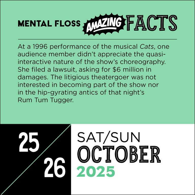 Mental Floss Amazing Facts 2025 Page A Day Calendar    