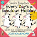 Sandra Boynton's Every Day's A Fabulous Holiday 2025 Wall Calendar    