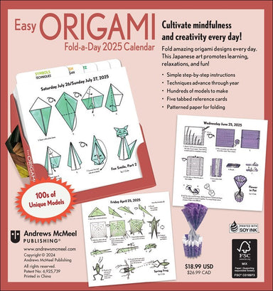 Easy Origami 2025 Fold-A-Day Calendar    