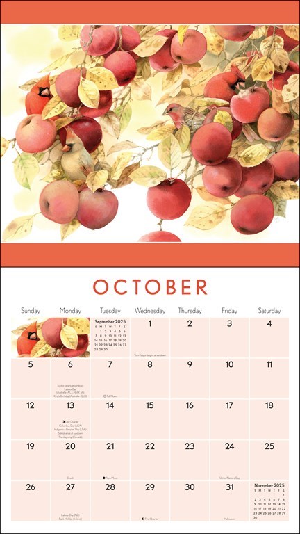 Marjolein Bastin Nature's Inspiration 2025 Wall Calendar    