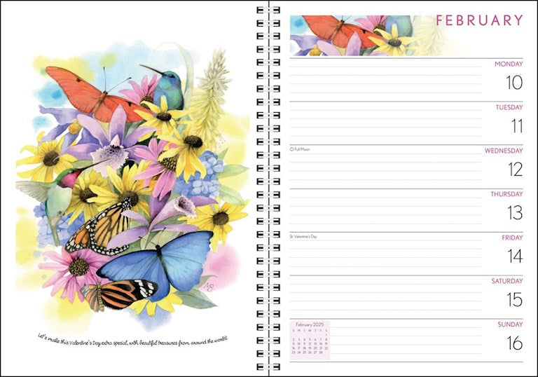 Marjolein Bastin Nature's Inspiration 2025 Engagement Calendar    