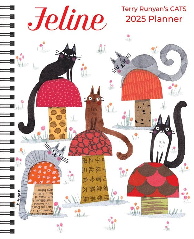 Feline Terry Runyan's Cats 2025 Planner    