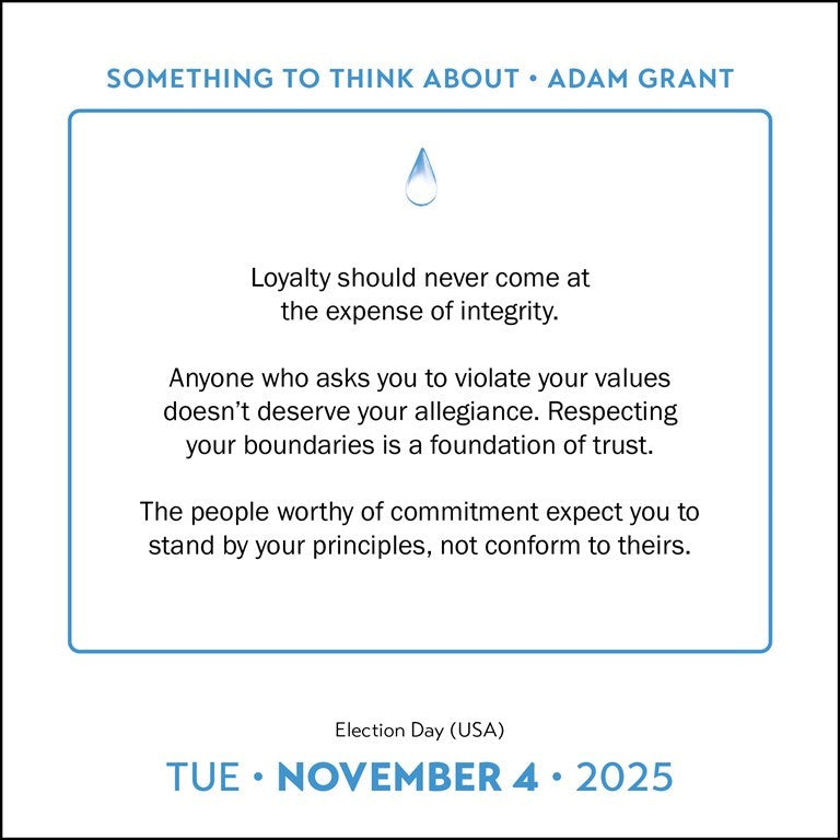 Something To Think About Adam Grant 2025 Page A Day Calendar    