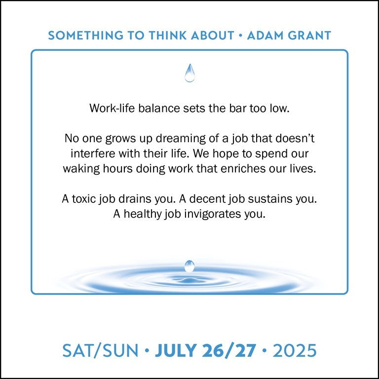 Something To Think About Adam Grant 2025 Page A Day Calendar    