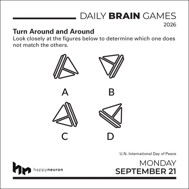Daily Brain Games 2026 Day-to-Day Calendar