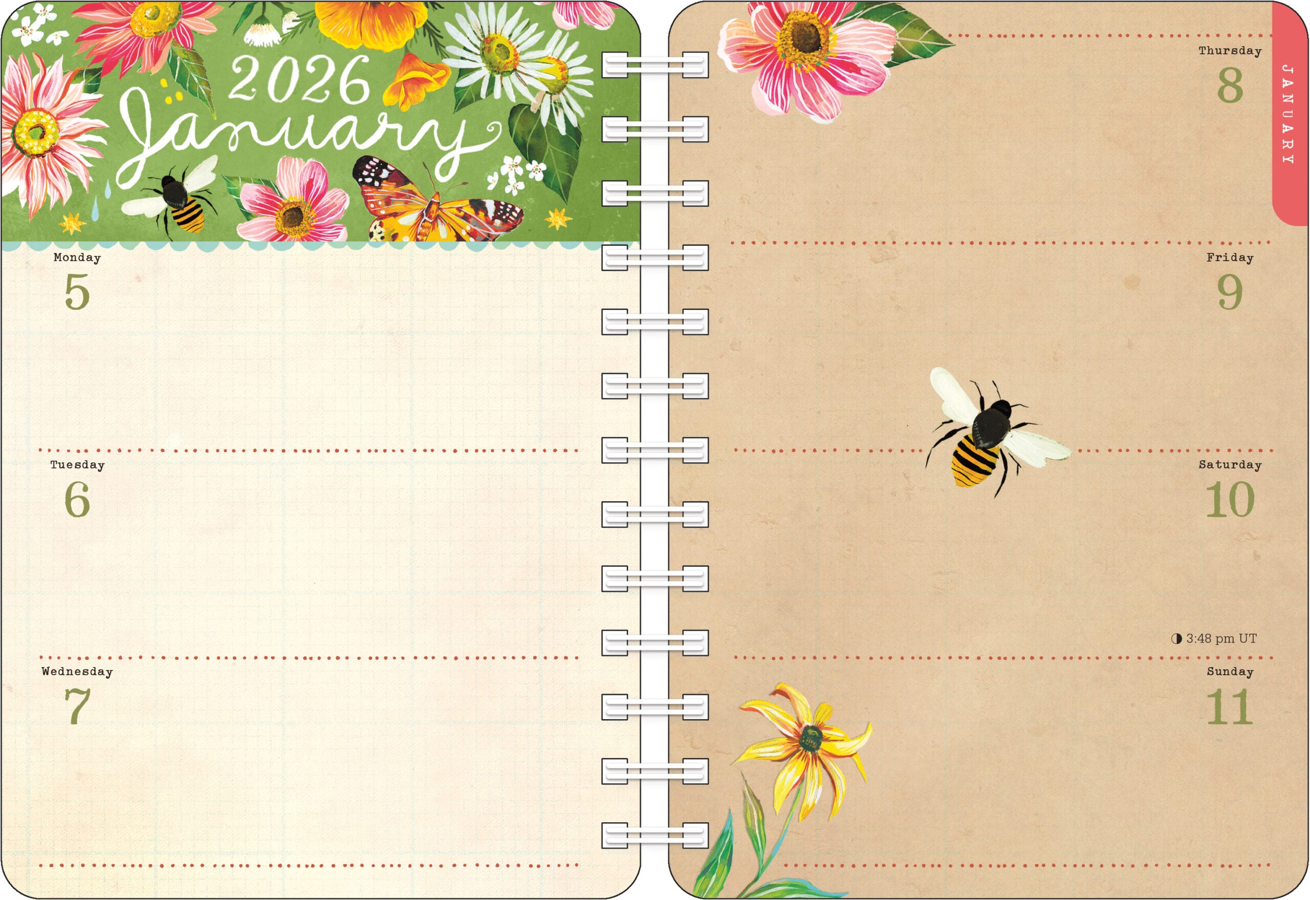 Katie Daisy Bloom & Grow 2026 Engagement Calendar