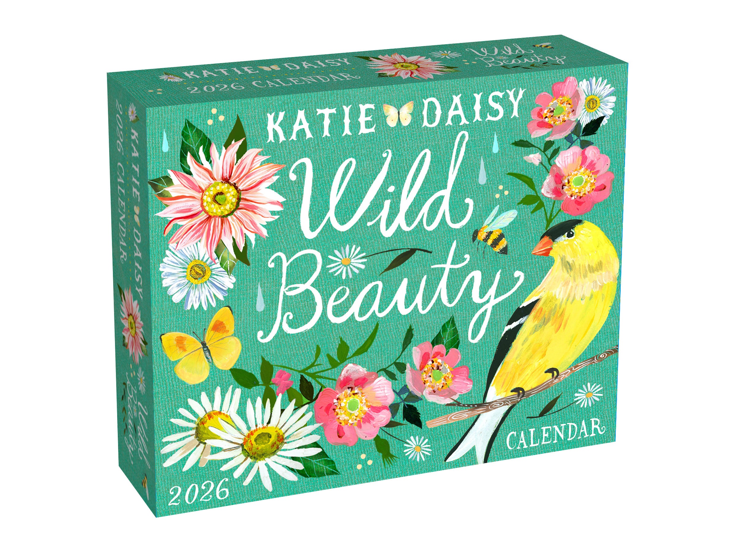 Katie Daisy Wild Beauty 365 Page a Day 2026 Calendar