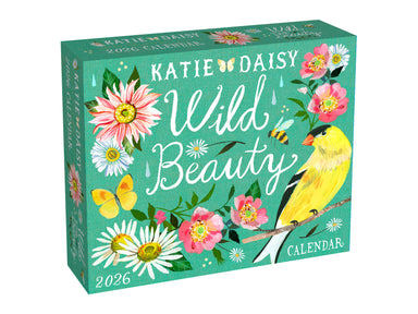 Katie Daisy Wild Beauty 365 Page a Day 2026 Calendar