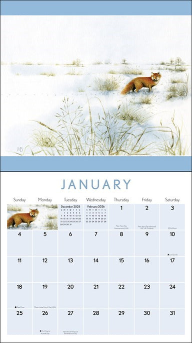 Marjolein Bastin Nature's Inspiration 2026 Deluxe Wall Calendar with Print
