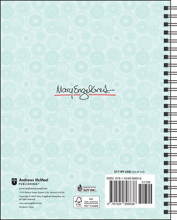 Mary Engelbreit's You Are a Work of Art 12-Month 2026 Monthly/Weekly Planner