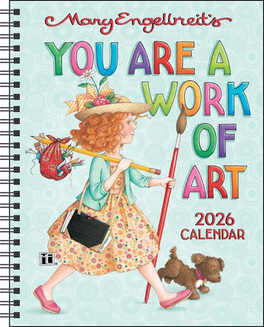 Mary Engelbreit's You Are a Work of Art 12-Month 2026 Monthly/Weekly Planner
