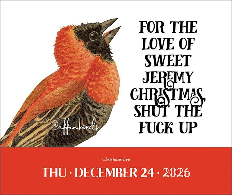 Effin' Birds 2026 Page-A-Day Calendar