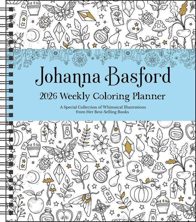 Johanna Basford 2026 Coloring Engagement Calendar