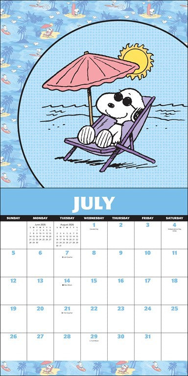 Snoopy 2026 Wall Calendar