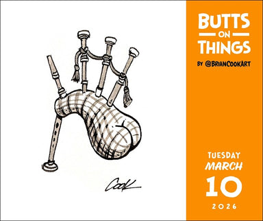 Butts On Things 2026 Day-to-Day Calendar