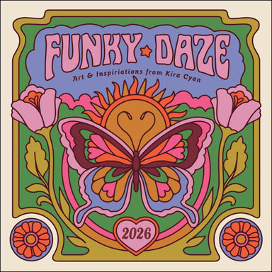 Funky Daze by Kira Cyan 2026 Wall Calendar