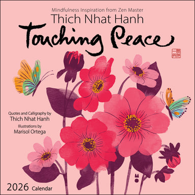 Thich Nhat Hanh Touching Peace 2026 Wall Calendar