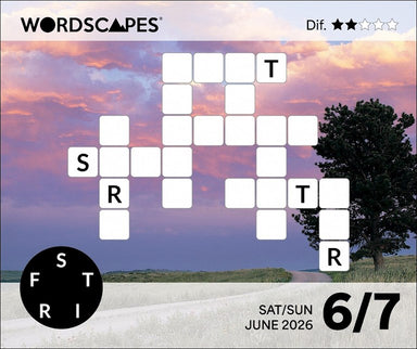 Wordscapes® Puzzle Fun 2026 Day-to-Day Calendar