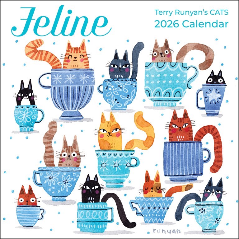 Feline 2026 Wall Calendar
