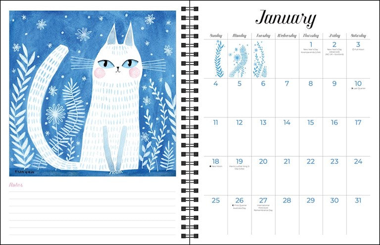 Feline 12-Month 2026 Engagement Calendar