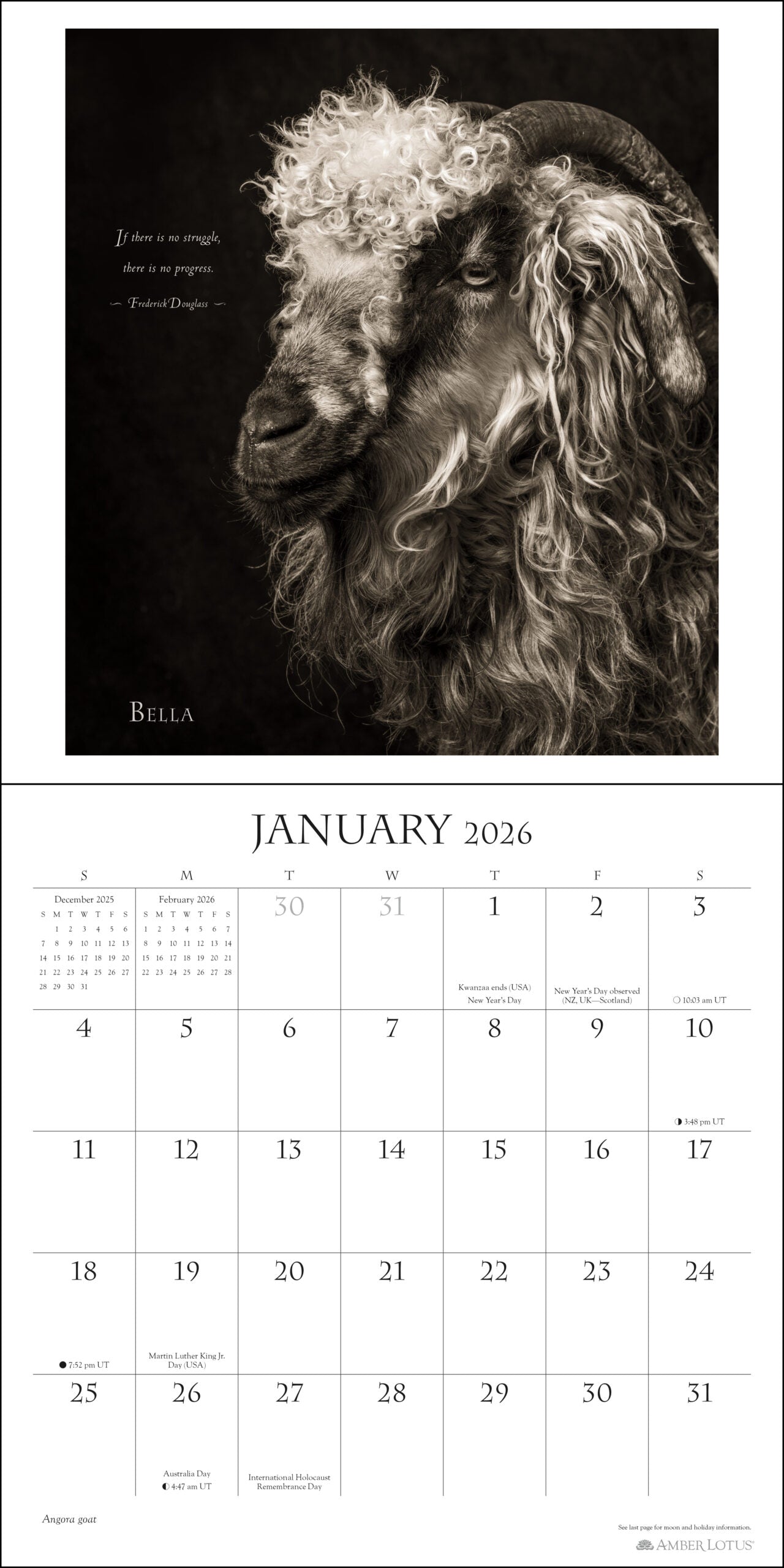 I Am Goat 2026 Wall Calendar