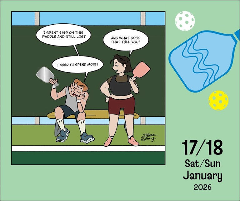 The Lighter Side of Pickleball 2026 Day-to-Day Calendar