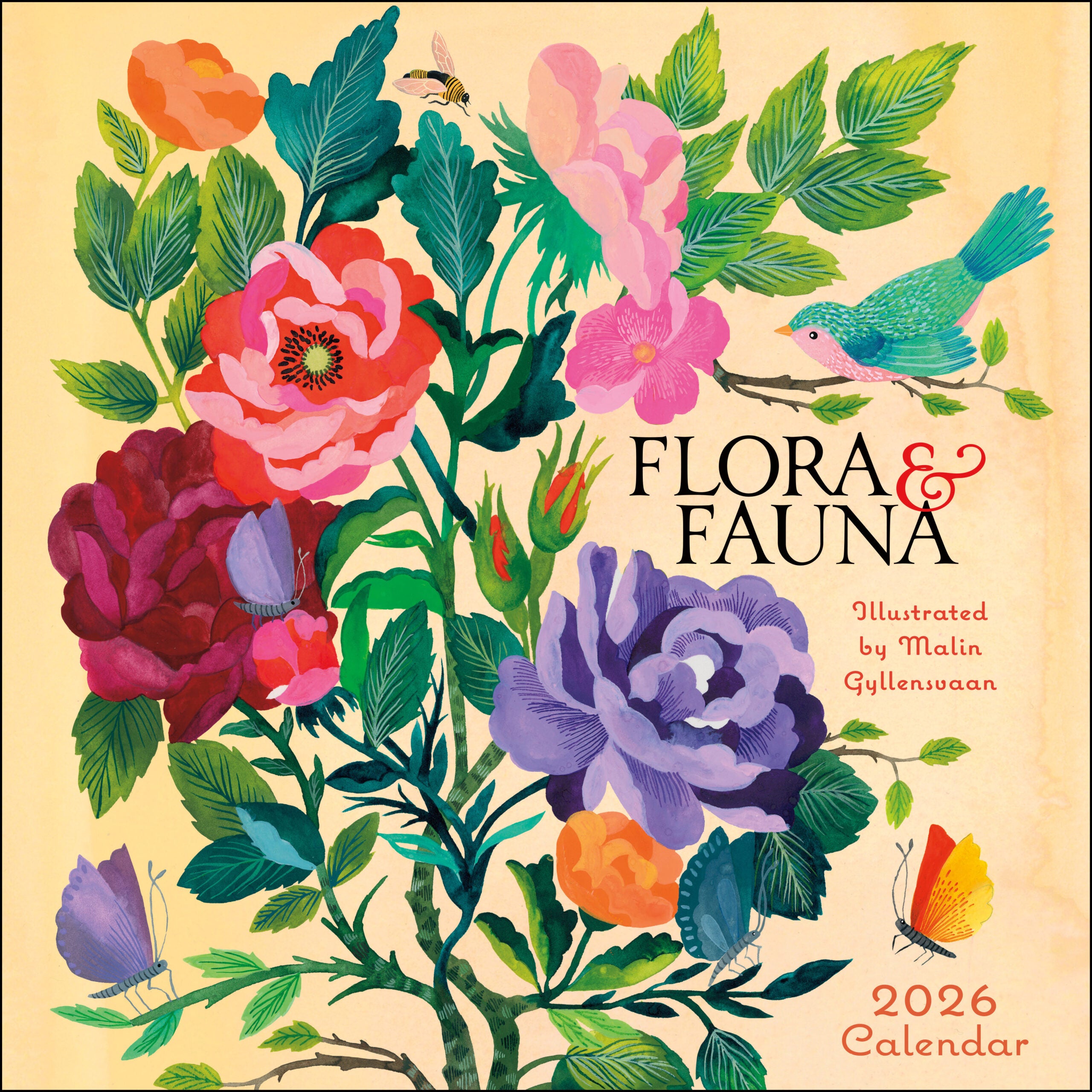 Flora & Fauna 2026 Wall Calendar