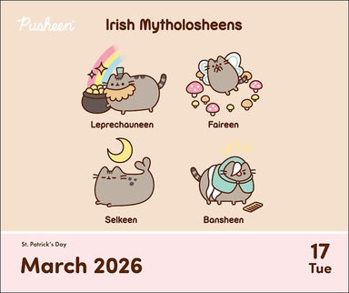 Pusheen 2026 Day-to-Day Calendar